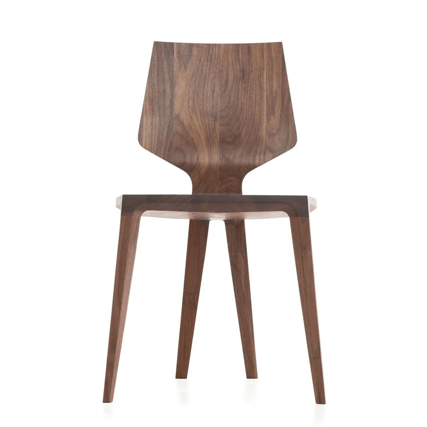 Dining Chair with Carved Legs - Walnut image