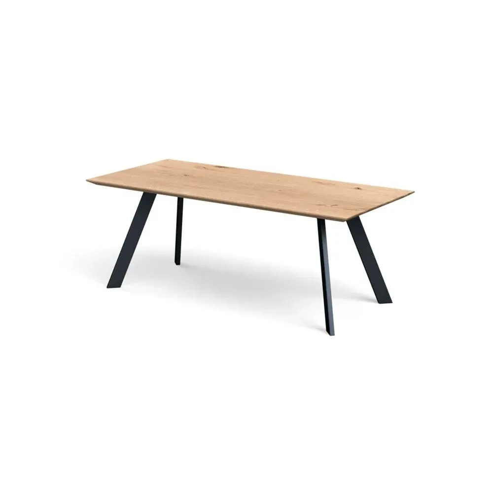 Dining Table Chamfered Edge - Blonde, Oak image