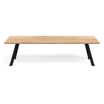 Dining Table Chamfered Edge - Blonde, Oak