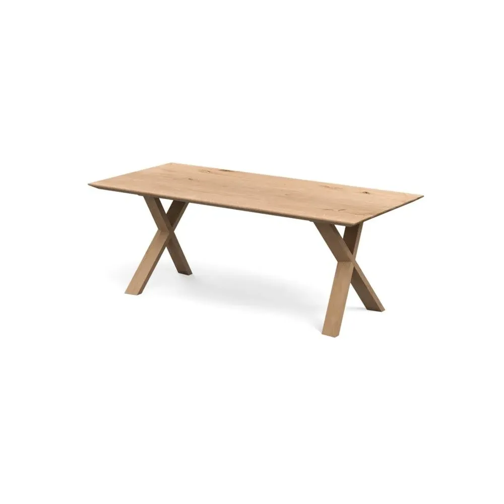 Dining Table Chamfered Edge - Blonde Oak image