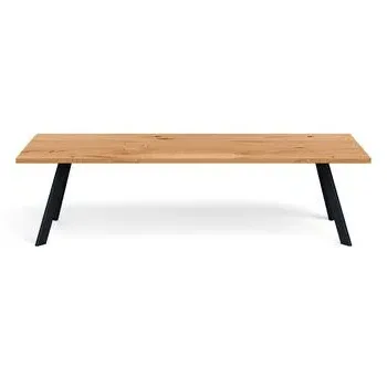Dining Table Chamfered Edge - Natural, Oak