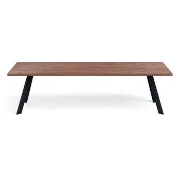 Dining Table Chamfered Edge - Walnut