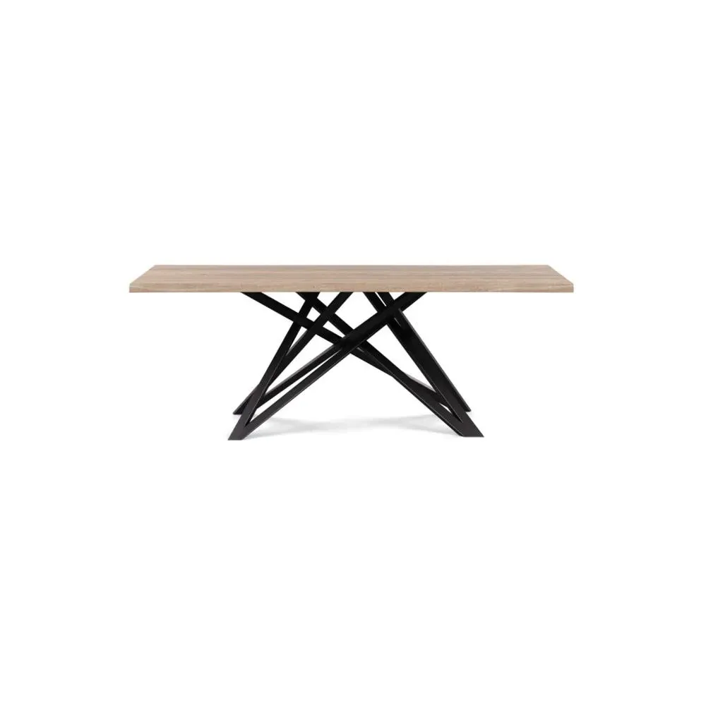 Dining Table Natural Edge - Grey, Oiled Oak image