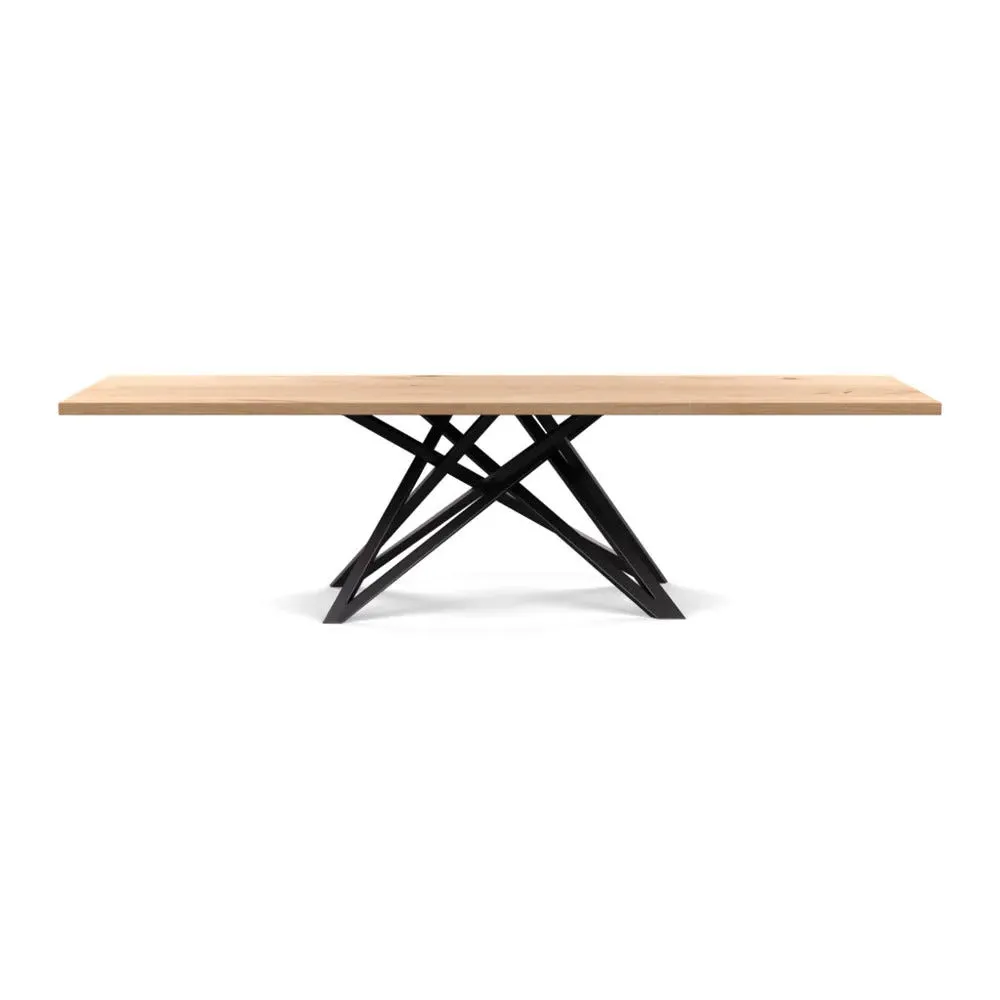 Dining Table Straight Edge - Blonde, Oiled Oak