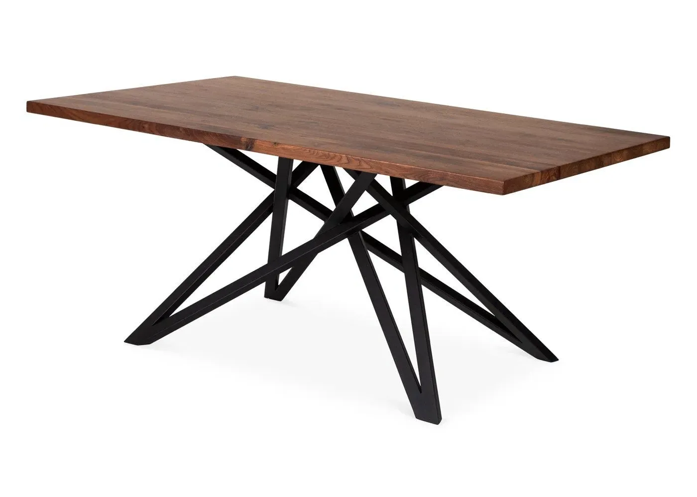 Dining Table Straight Edge - Walnut, Oiled Wood
