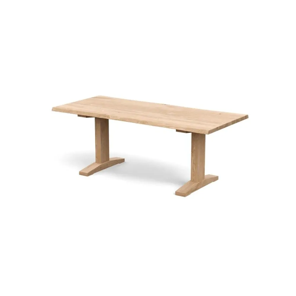 Dining Table with Natural Edge - White Oak