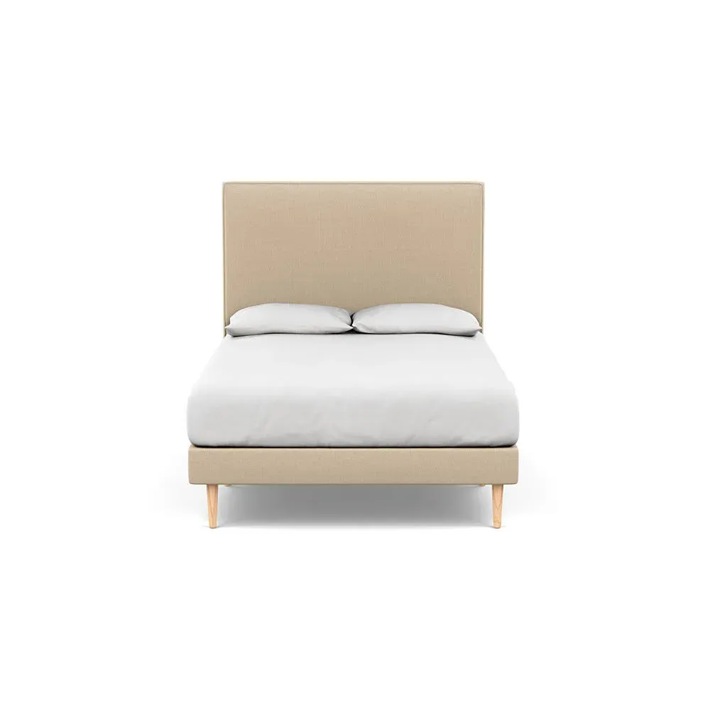 Double Divan Base with Sprung Support - Natural