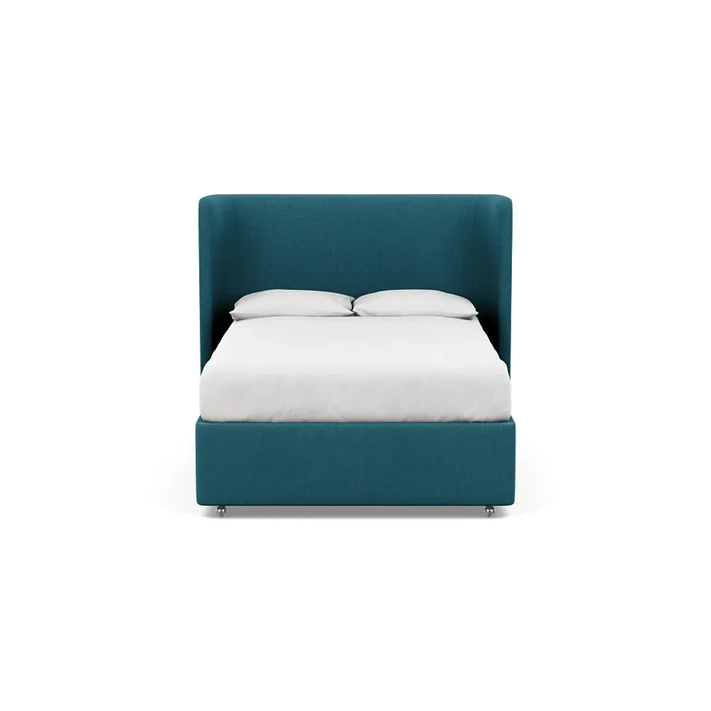 Double Headboard - Blue, Brushed Cotton image