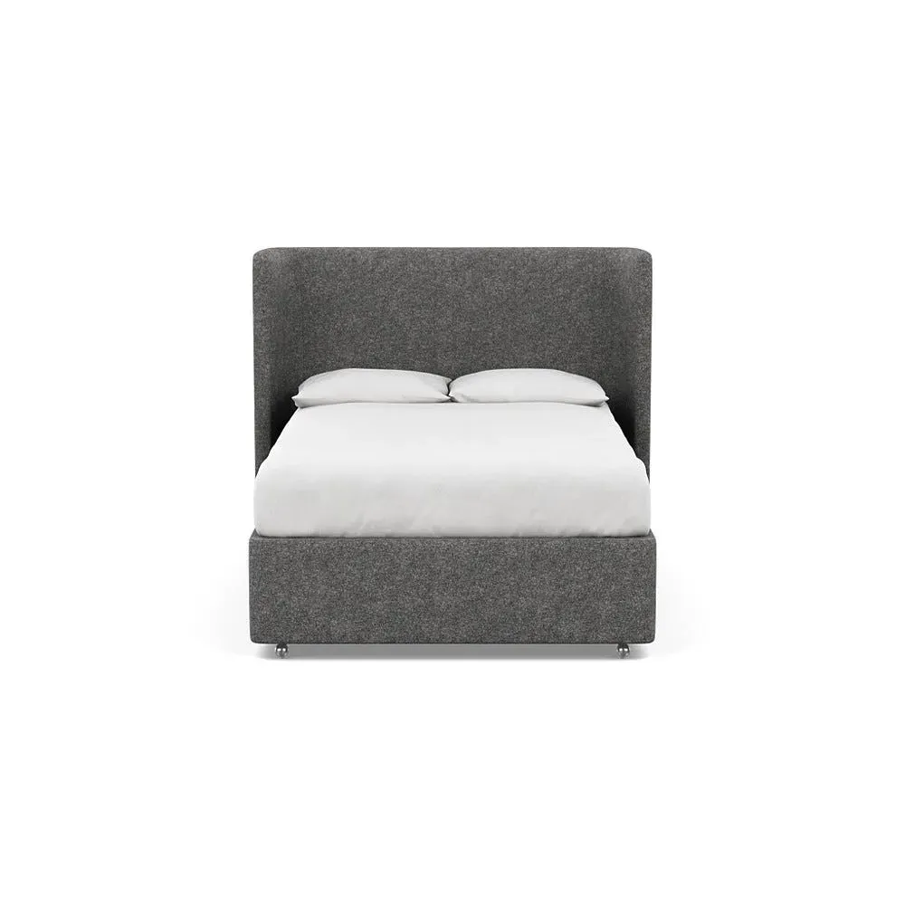 Double Headboard - Grey, Melton