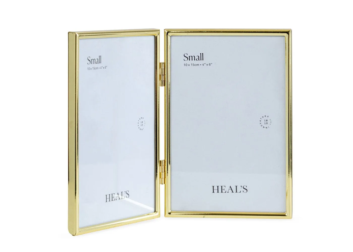 Double Photo Frame - Brass