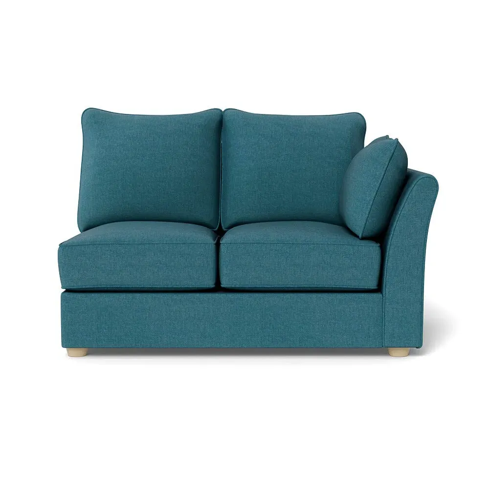 Double Unit LHF Corner Sofa - Cadet, Brushed Cotton image