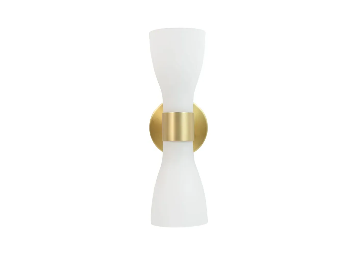 Double Wall Light - Black, Metal