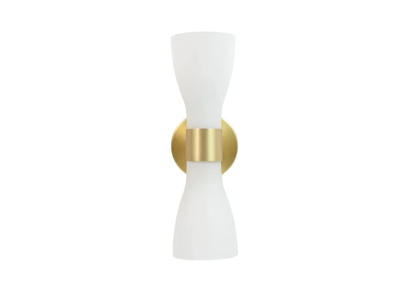 Double Wall Light - Gold, Brass