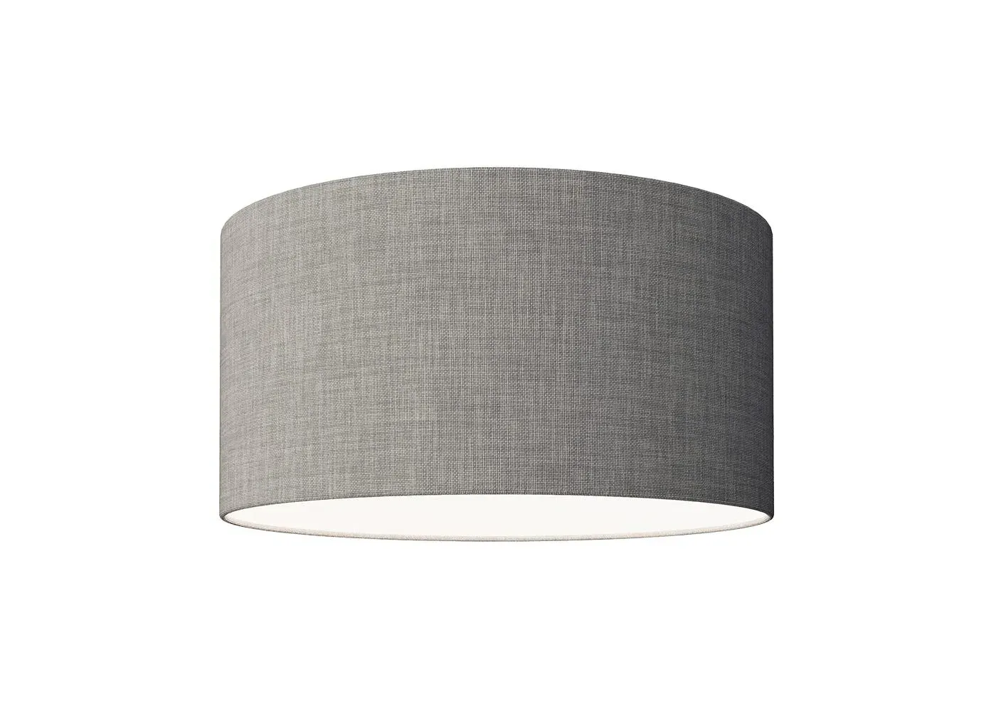 Drum Lampshade - Grey, Fabric image