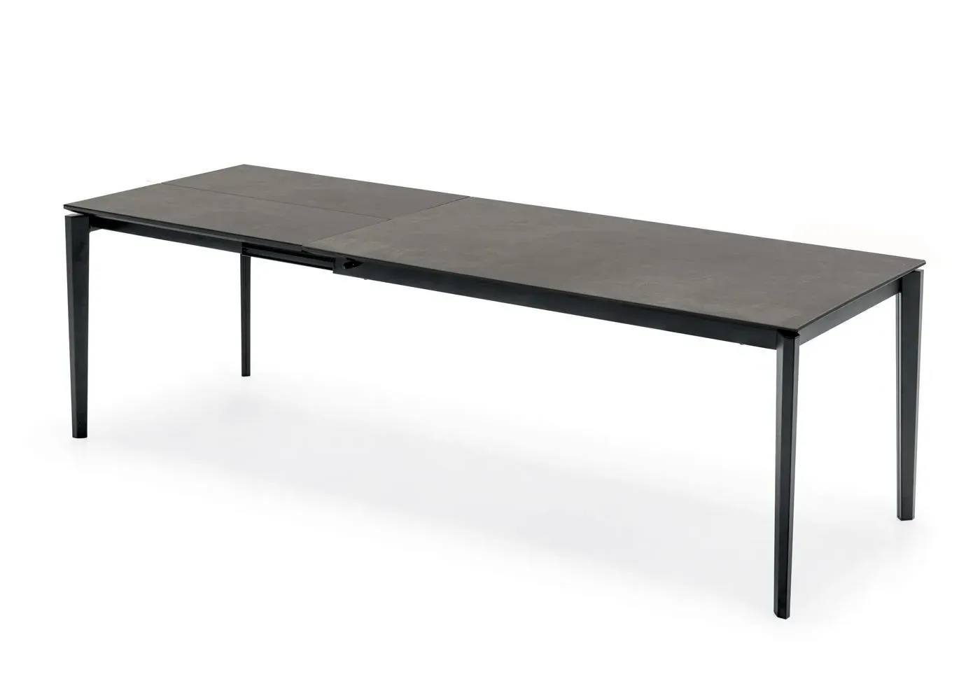Extending Dining Table - Lead Grey, Ceramic