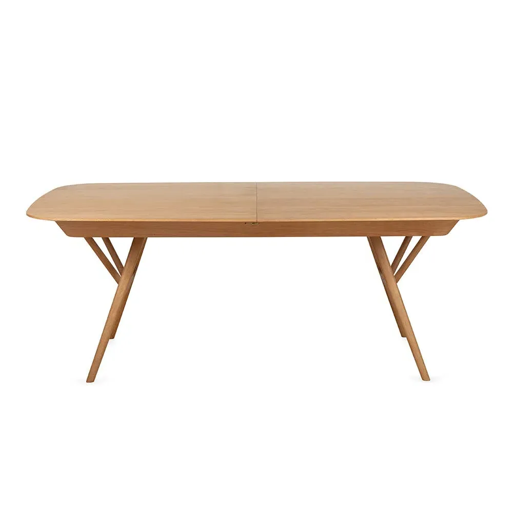 Extending Dining Table - Light Wood, Oak image