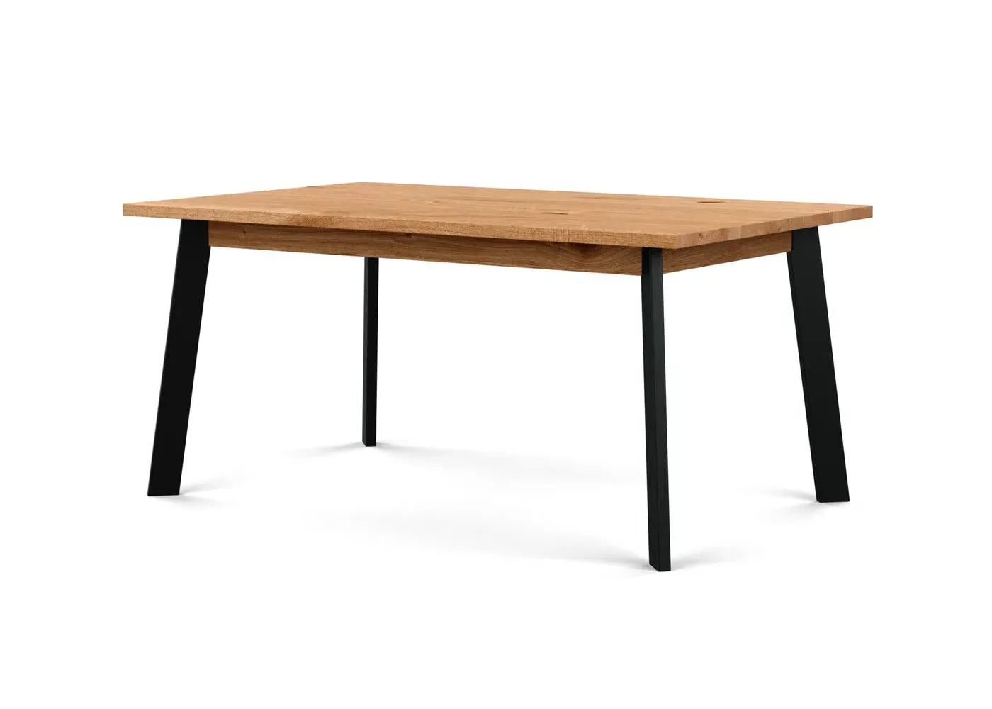 Extending Dining Table - Natural Oak, Solid Wood