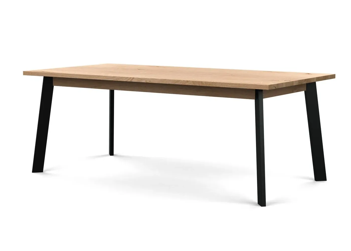 Extending Dining Table - Oak, Solid Wood