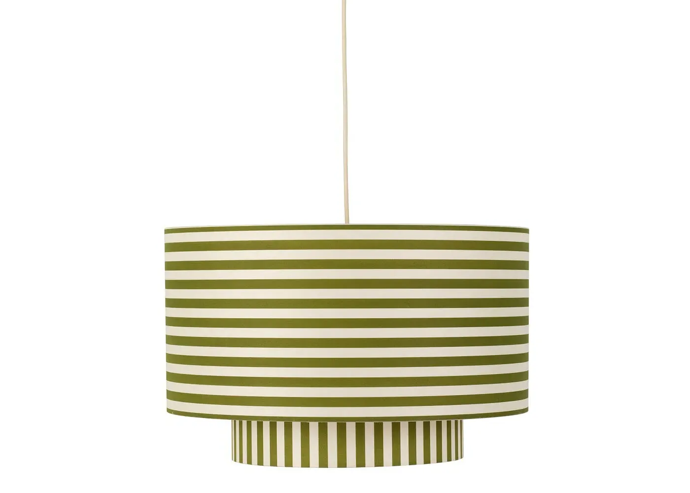 Fabric Pendant Light - Green, Fabric