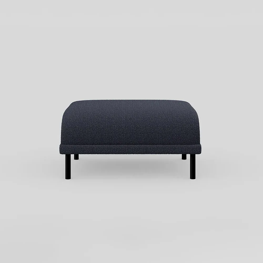 Footstool - Blue, Boucle image