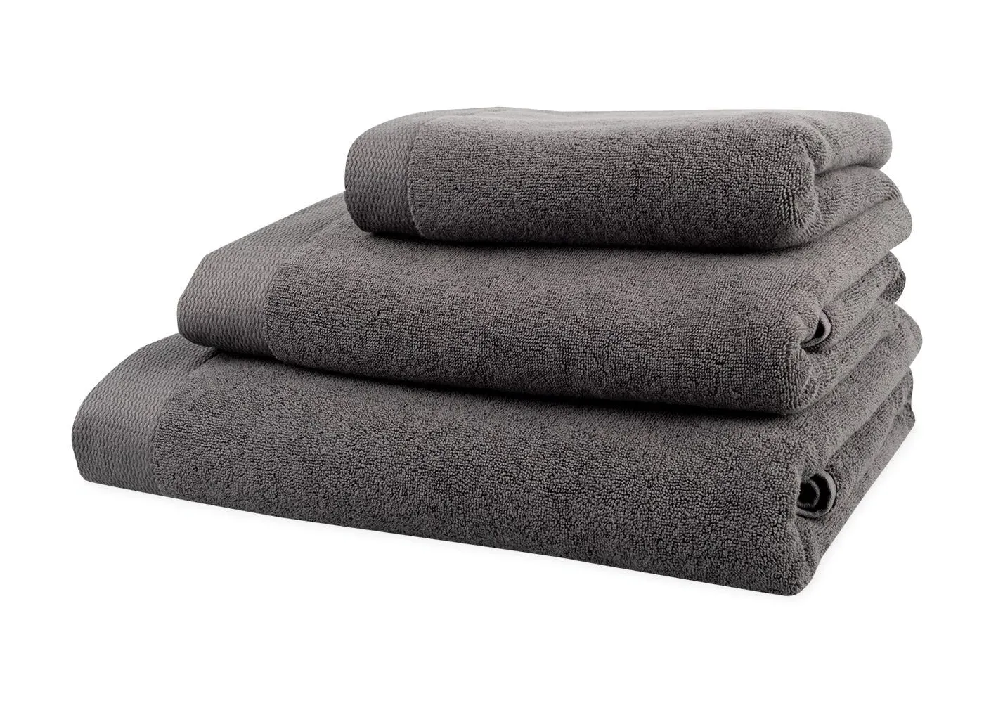 Hand Towel - Grey, Turkish Cotton image