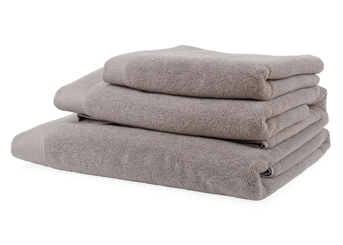 Hand Towel - Grey, Turkish Cotton image