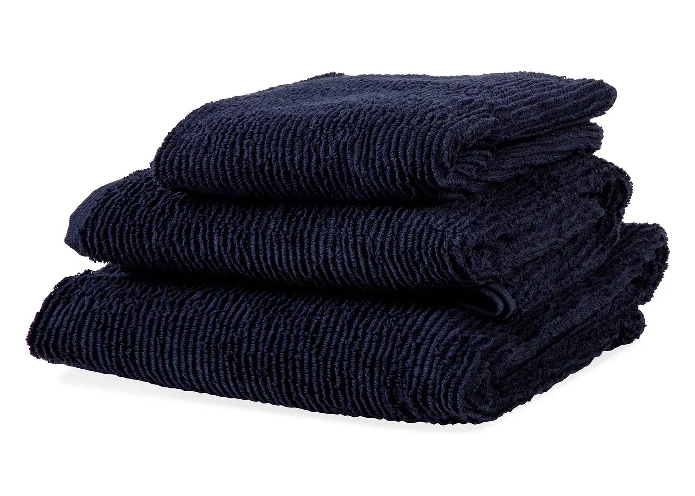 Hand Towel - Navy, Organic Cotton image