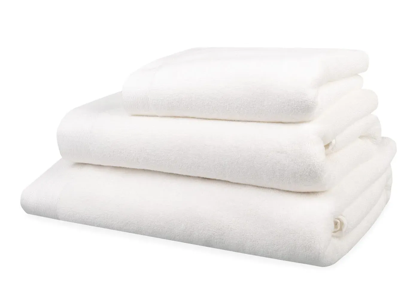 Hand Towel - White, Turkish Cotton image