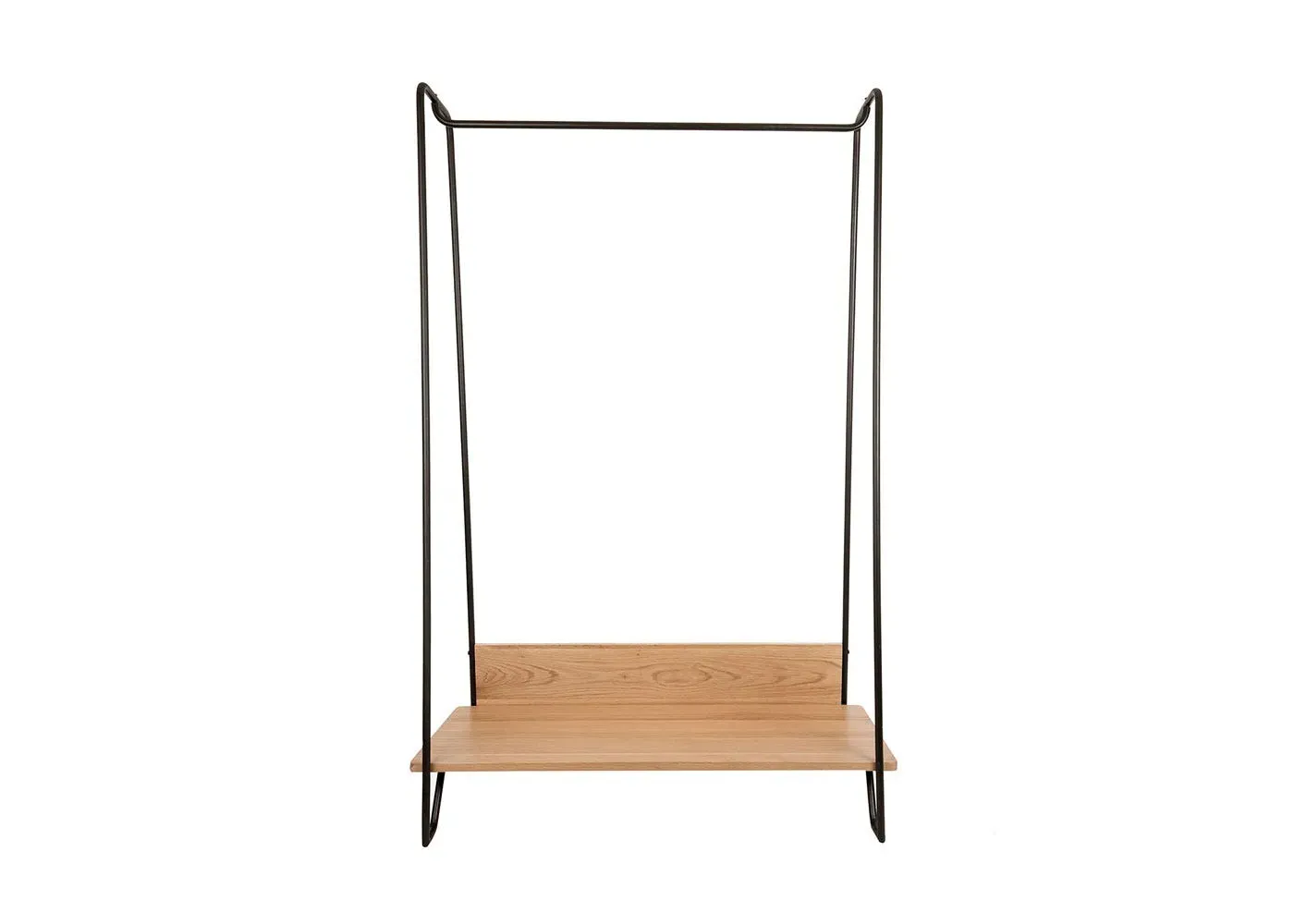 Hanging Rail with Storage - Black, Metal image