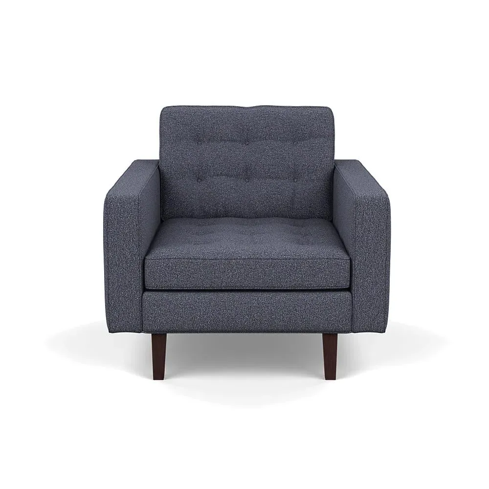 Hepburn Armchair Loop Design - Navy, Boucle image