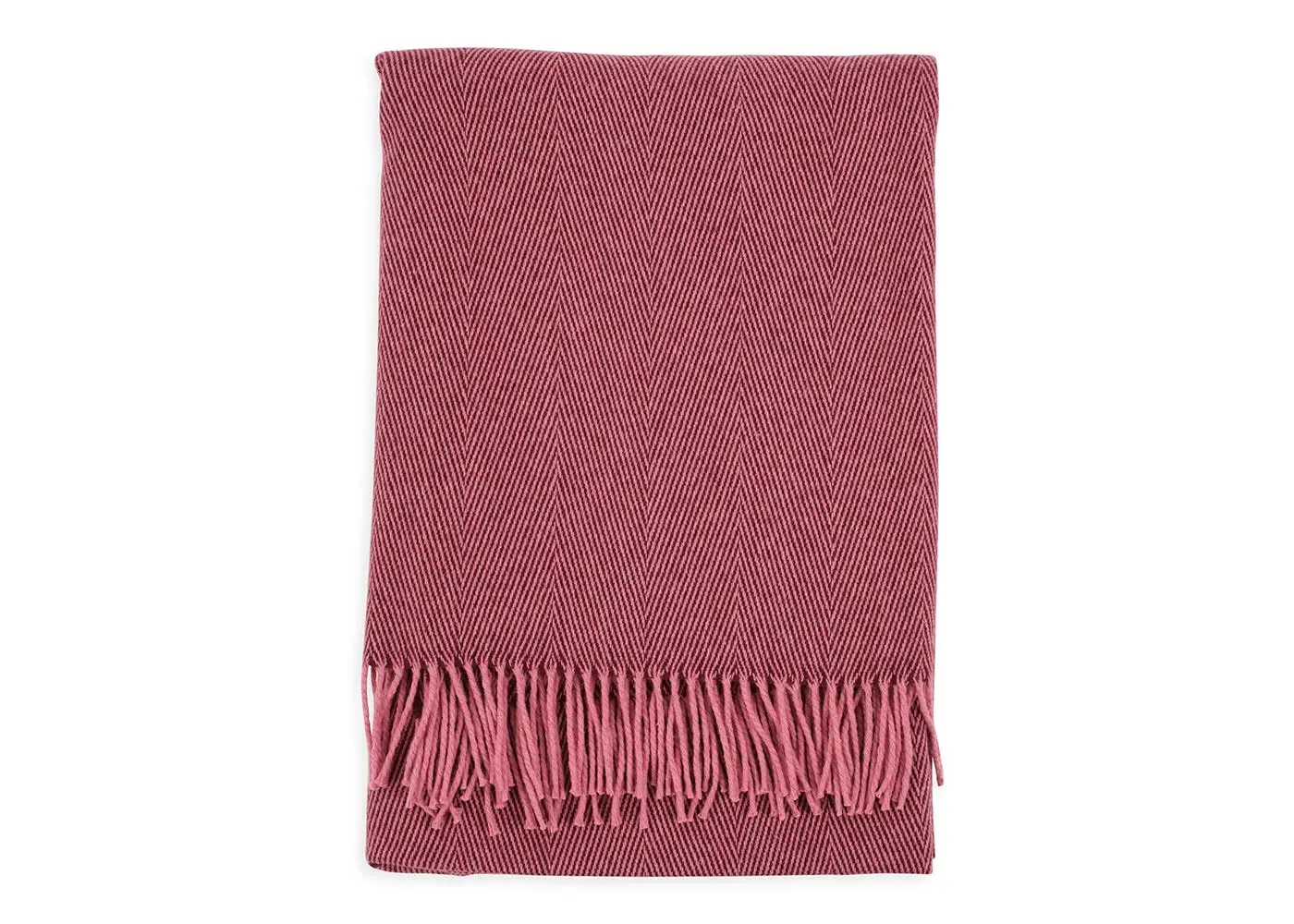 Herringbone Throw - Pink image