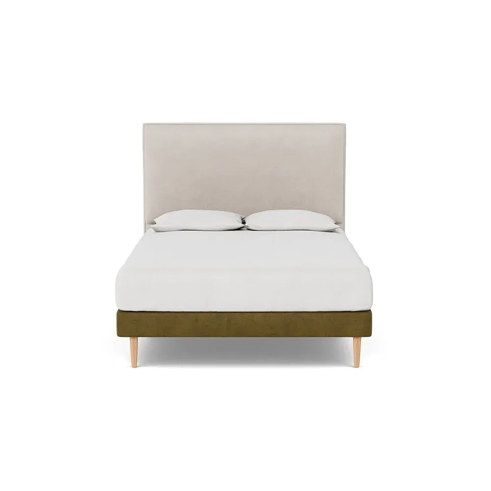 King Divan Base with Sprung Support - Green