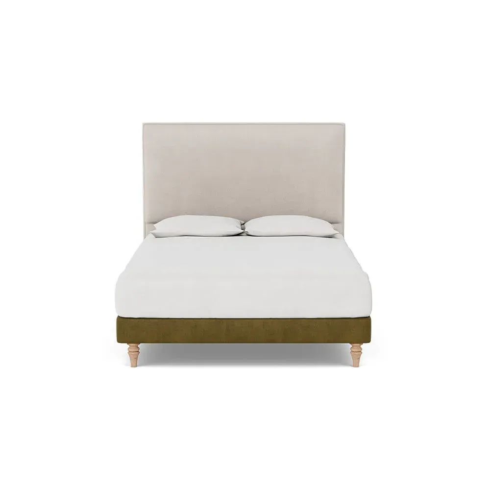 King Divan Base with Sprung Support - Green