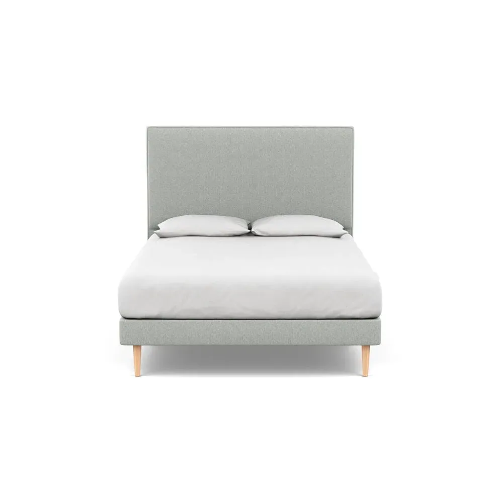 King Headboard with Storage - Natural, Wool