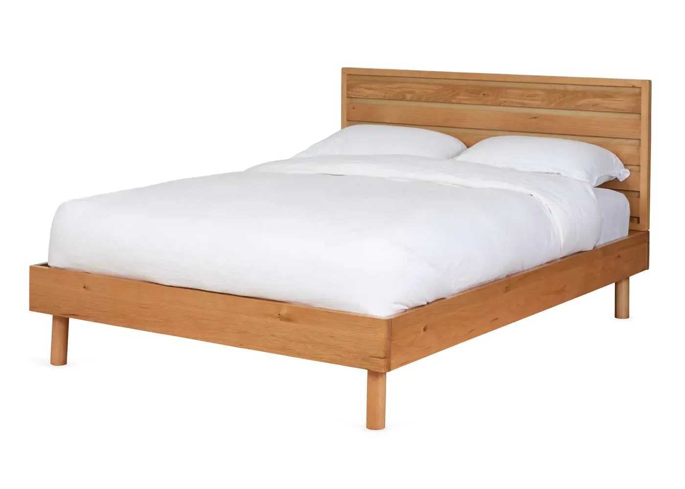 King Size Bed Frame - Light Wood image