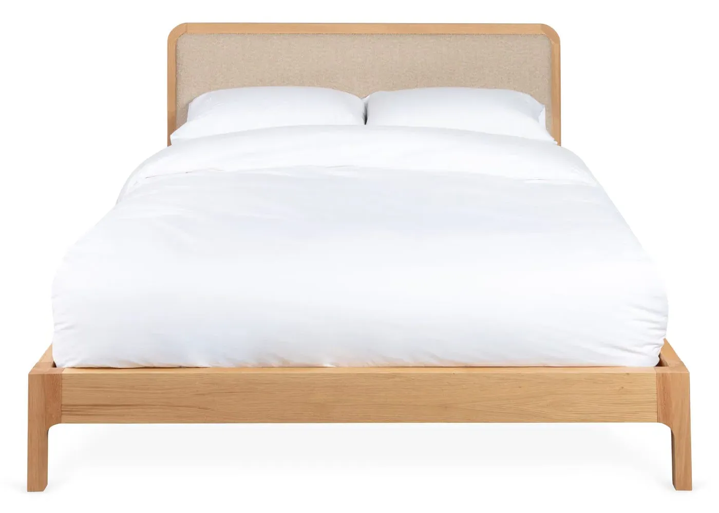 King Size Bed Frame - Oak, Solid Wood image