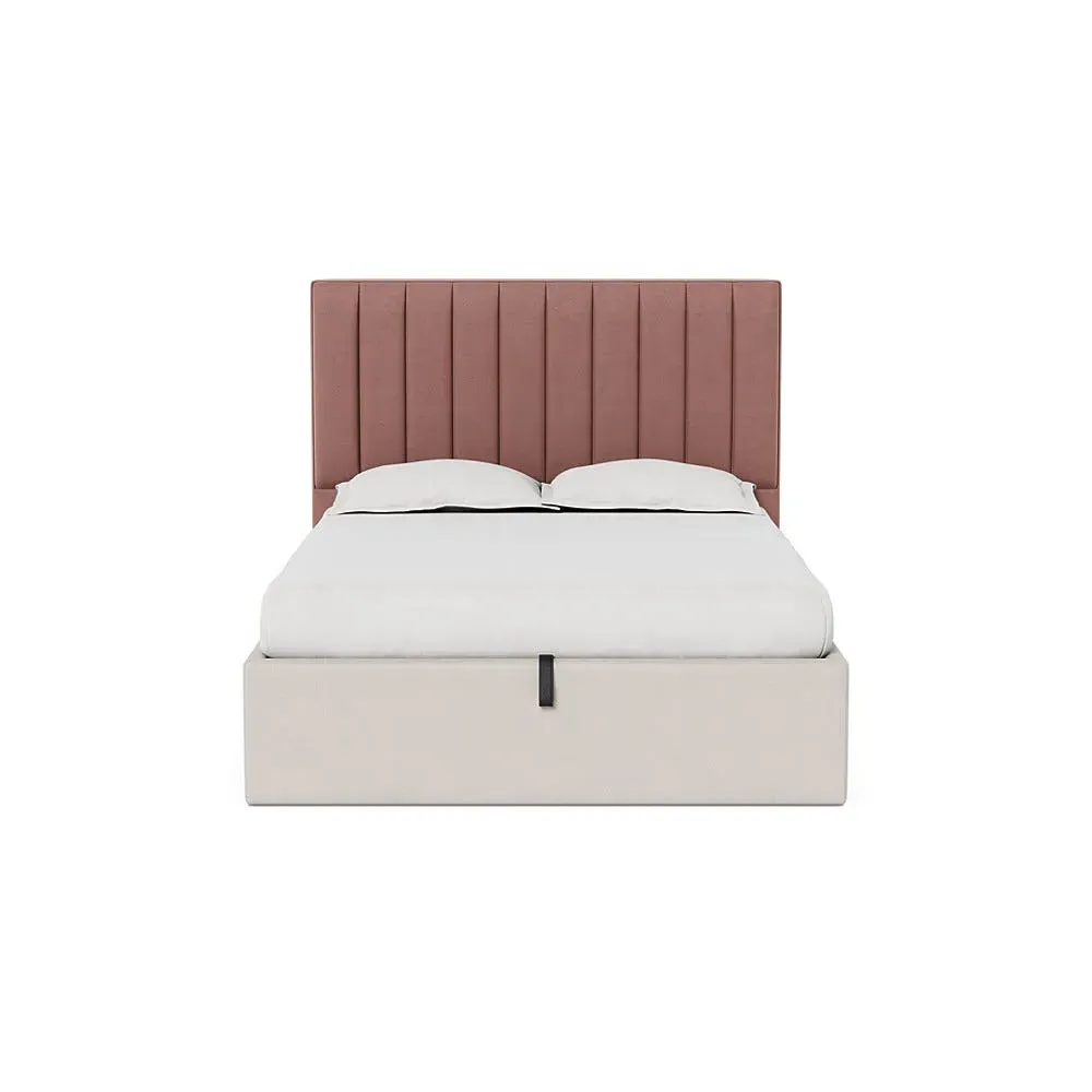 King Size Headboard - Pink, Velvet