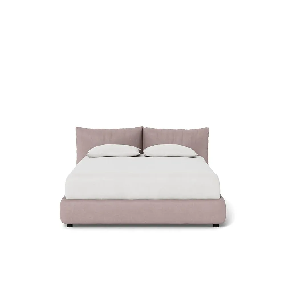 King Size Pillow Bed - Pink, Cotton