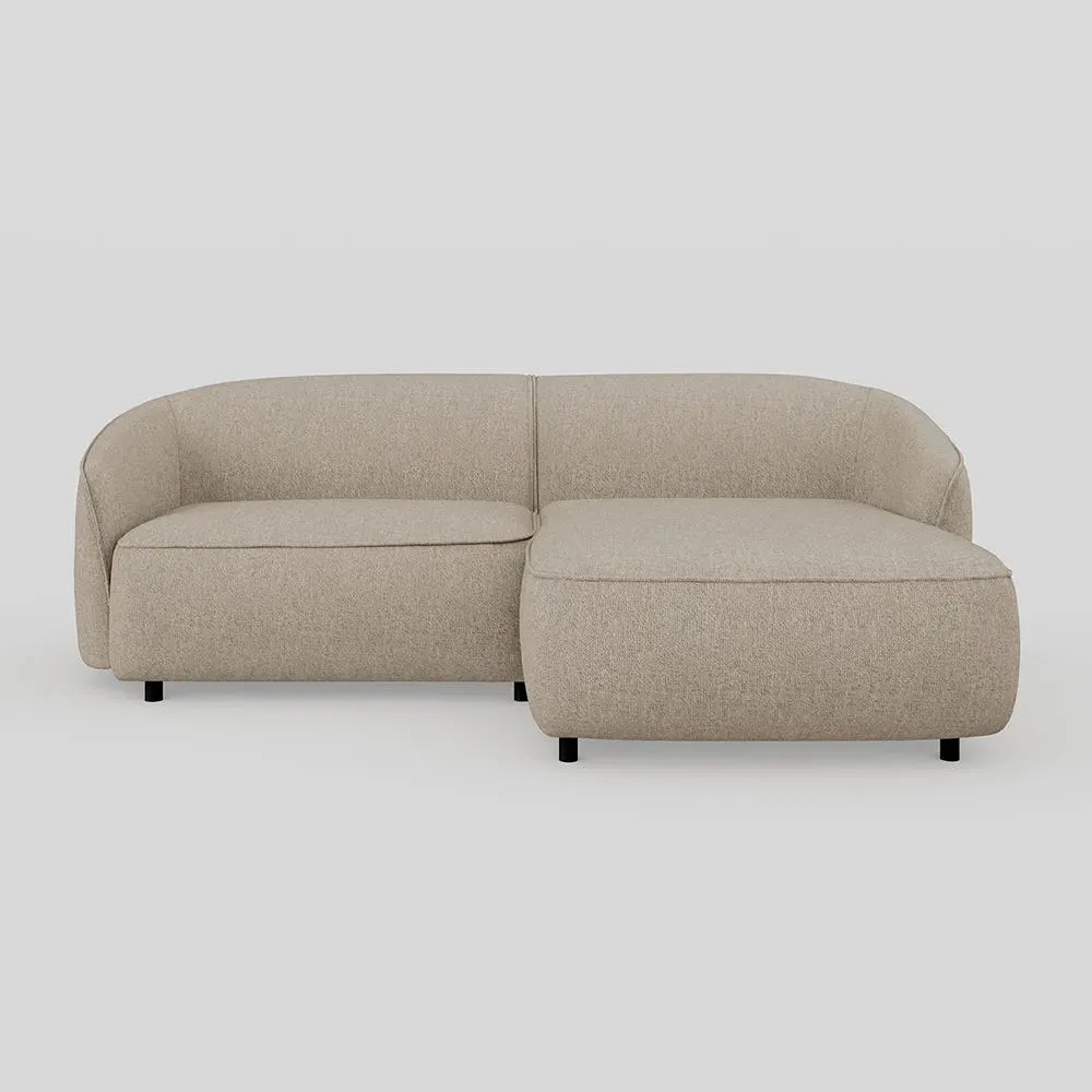 L-Shaped Chaise Sofa LHF - Natural, Fabric