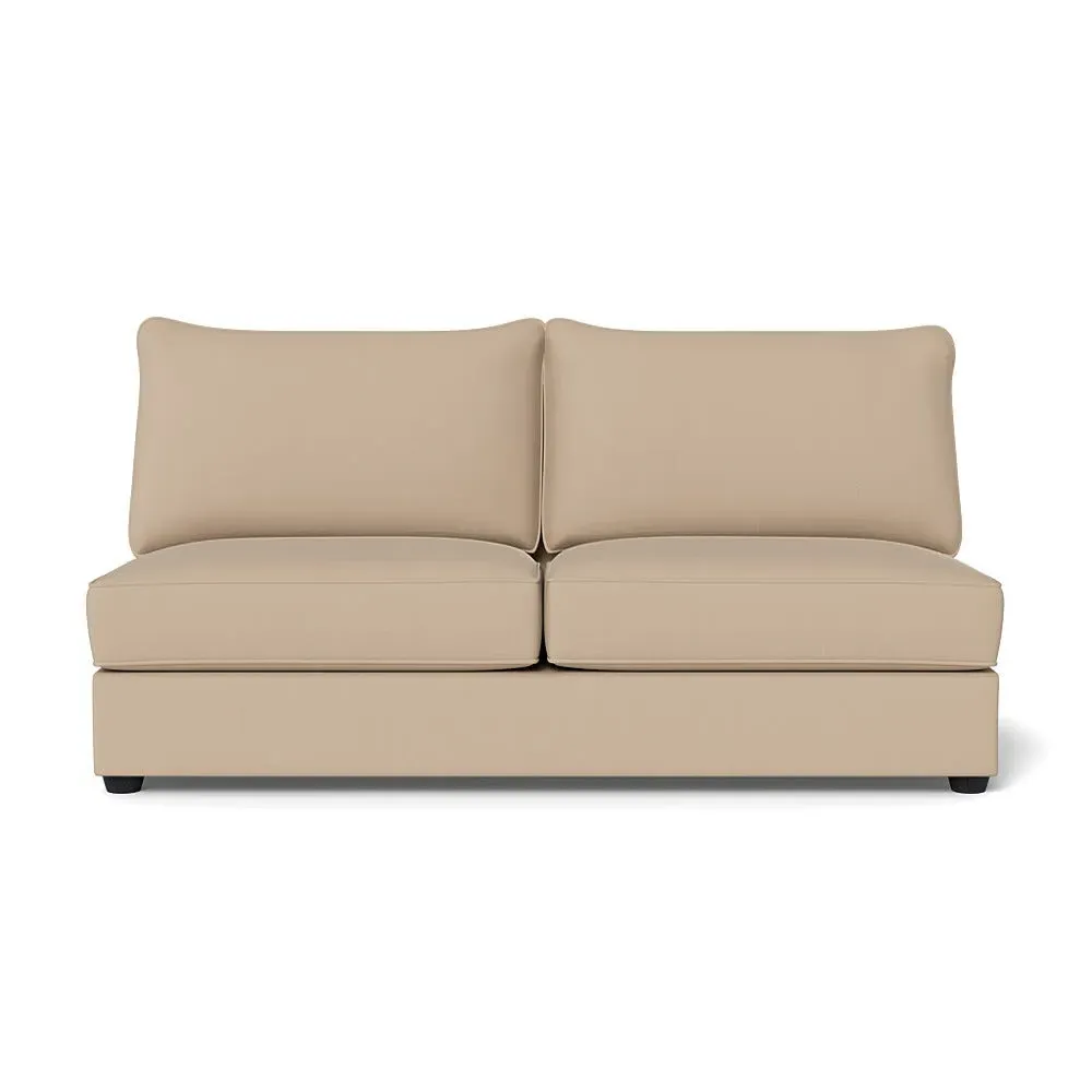 Large Armless Sofa Unit - Natural, Linen