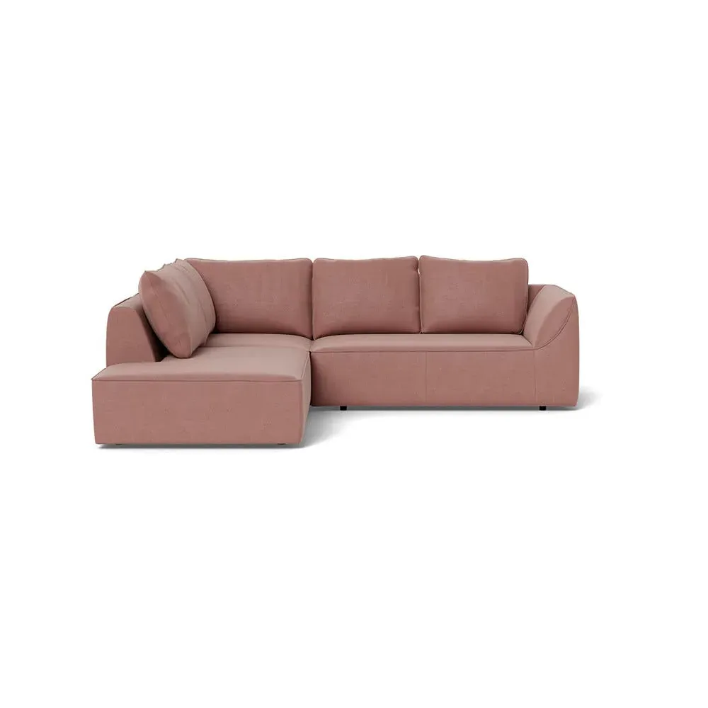 Large Corner Sofa RHF - Grey, Boucle Tweed