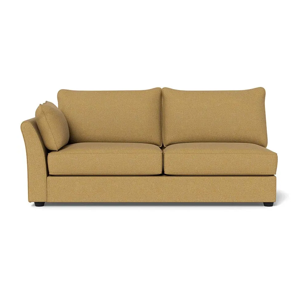 Large Corner Sofa Unit RHF - Yellow, Boucle