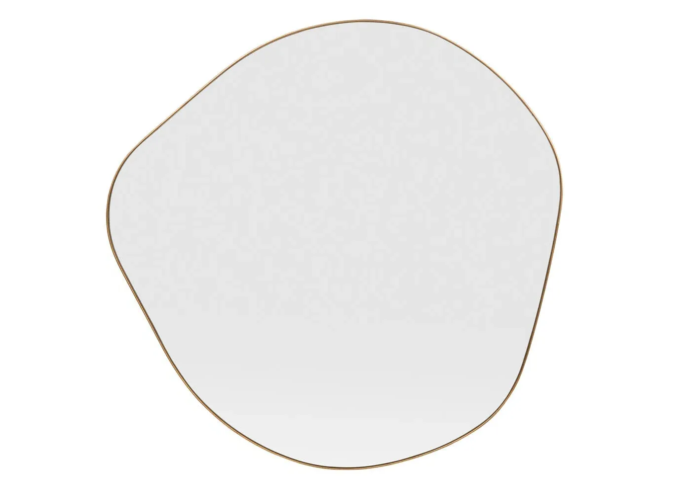 Large Organic Mirror with Fine Edge - Gold