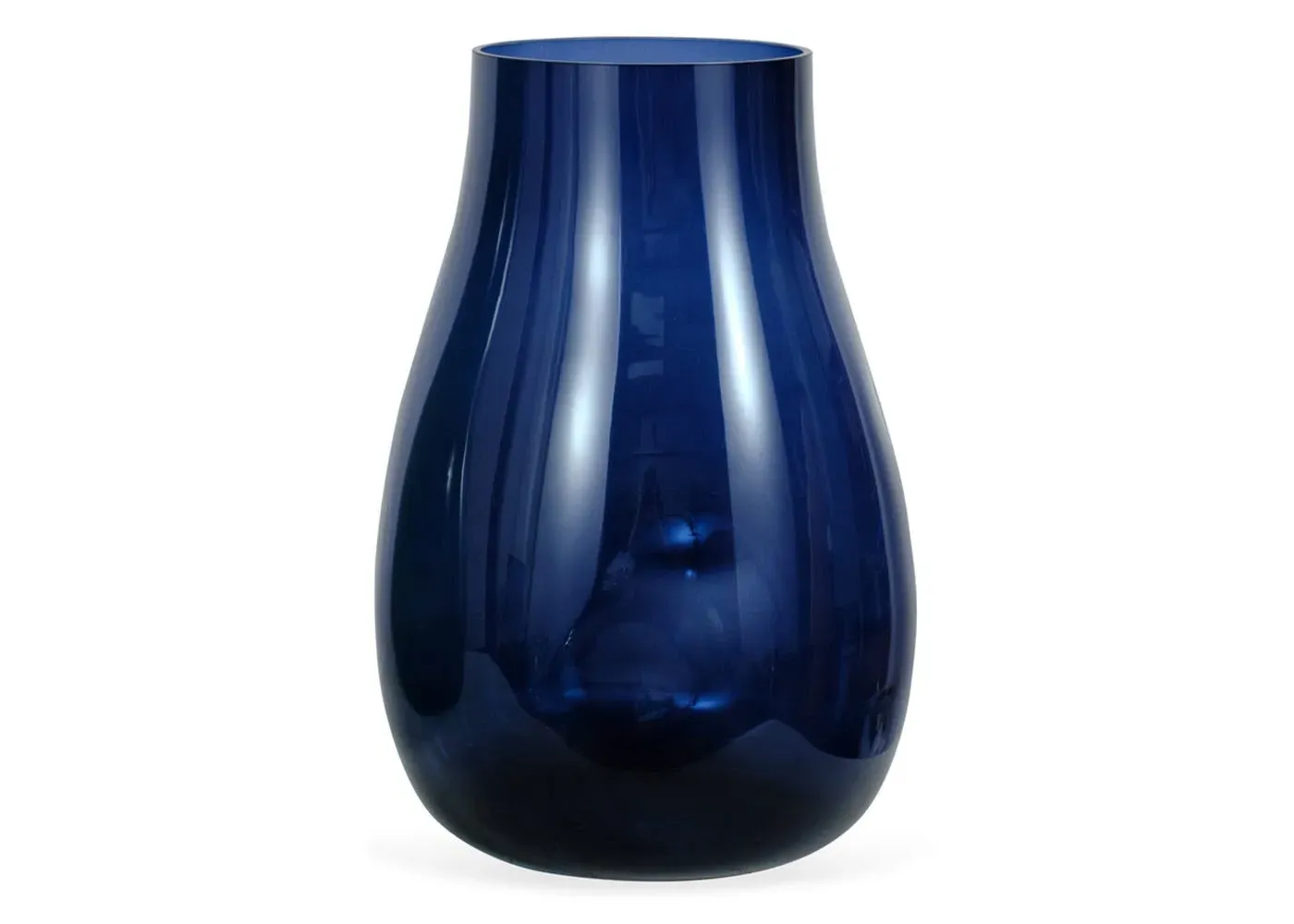 Large Organic Vase - Deep Blue image