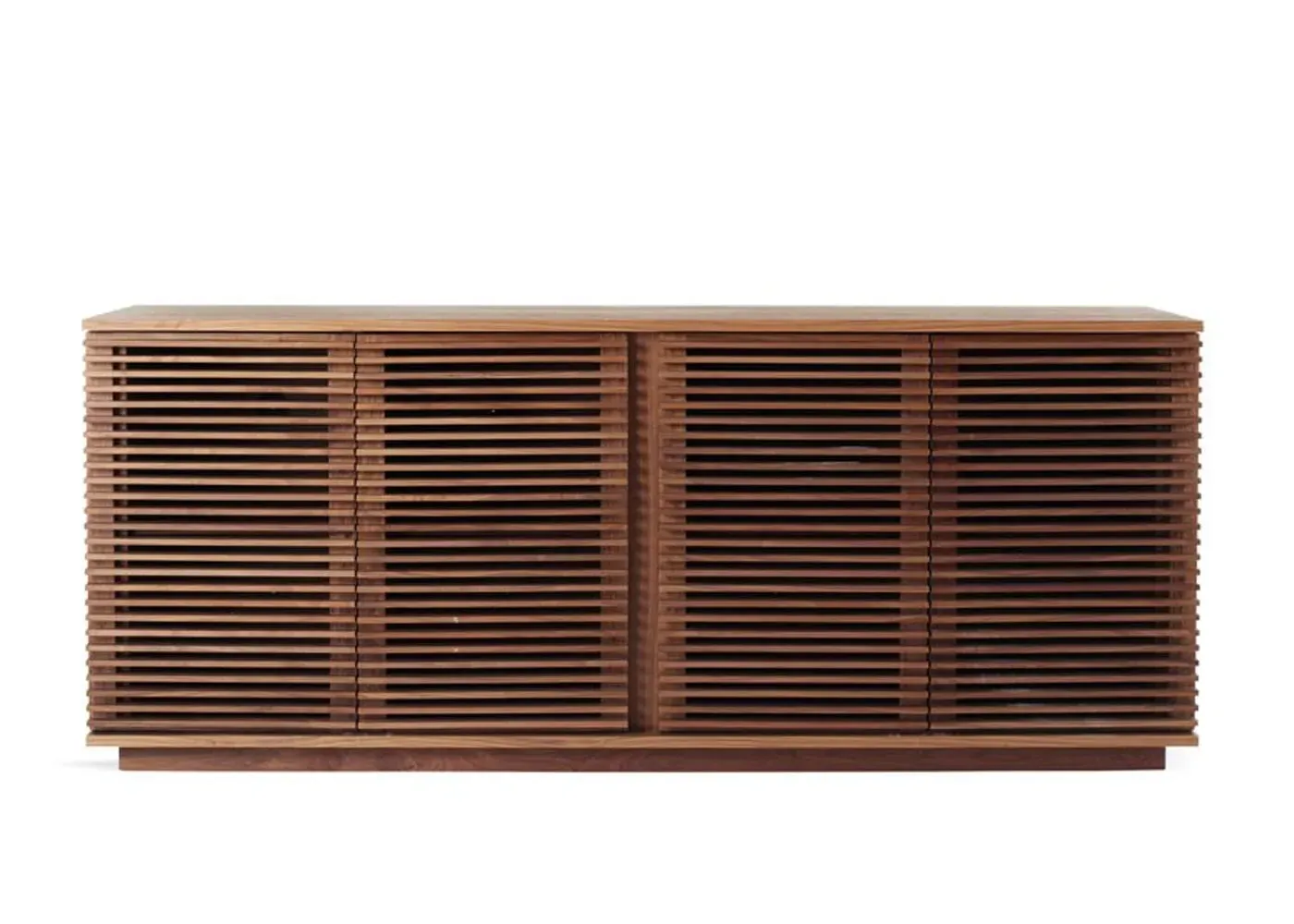 Large Sideboard with Slatted Front - Walnut image