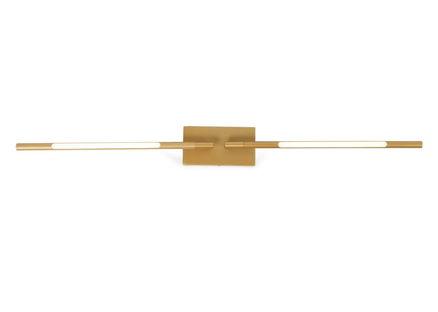 LED Wall Light with Adjustable Tubes - Gold