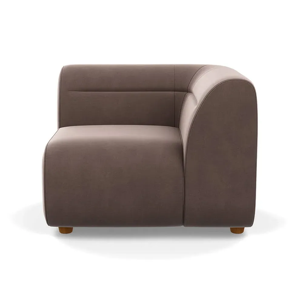 Left Corner Unit Module - Mouse, Smart Velvet
