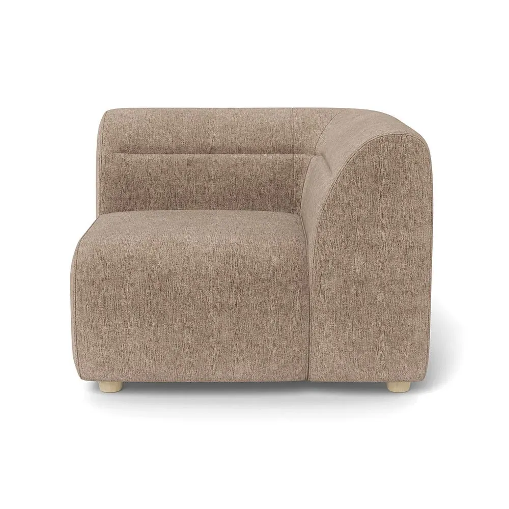 Left Corner Unit Module - Rocky, Boucle Velvet