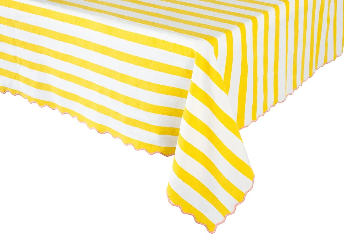 Stripe Tablecloth - Yellow image