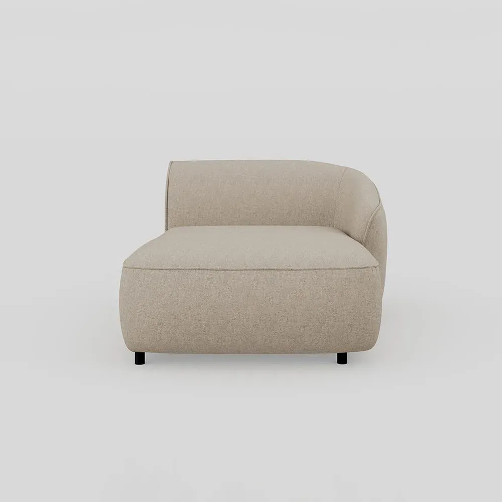 LHF Chaise Module - Natural, Broadweave